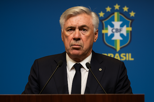 Carlo Ancelotti anuncia convocação da Seleção Brasileira para jogos contra Chile e Bolívia