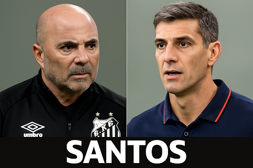 Santos busca treinador após saída de Cleber Xavier