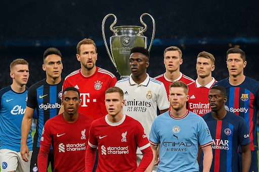 Champions League 2025/26: os 10 favoritos ao título