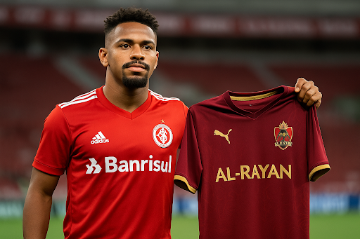 Inter vende Wesley ao Al-Rayyan; veja divisão dos valores e lucro do Palmeiras